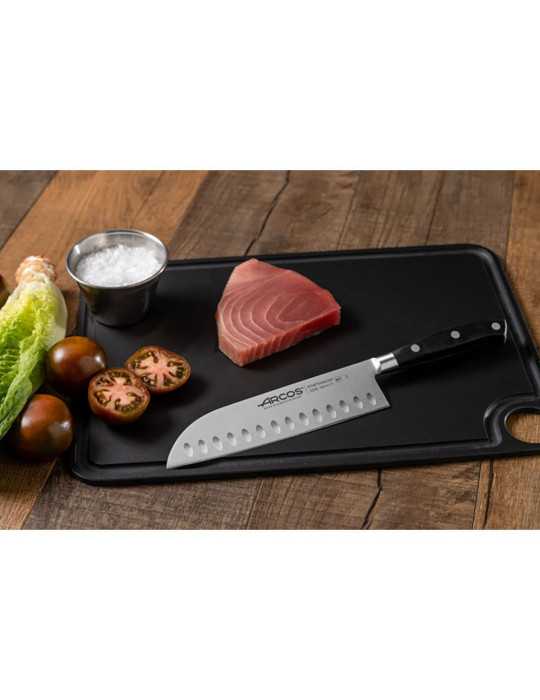 Cuchillo Santoku con Alveolos Serie Riviera 180 mm ARCOS