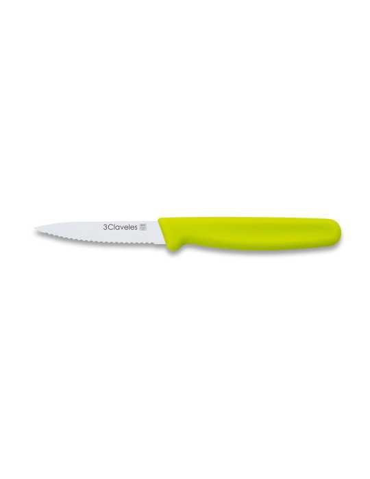 Cuchillo Verduras 8 cm Modelos y Colores Surtidos, Expositor 24 uds 3 CLAVELES