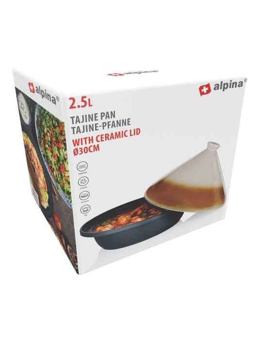 Tajine de Cerámica Ø30 x 25 cm ALPINA
