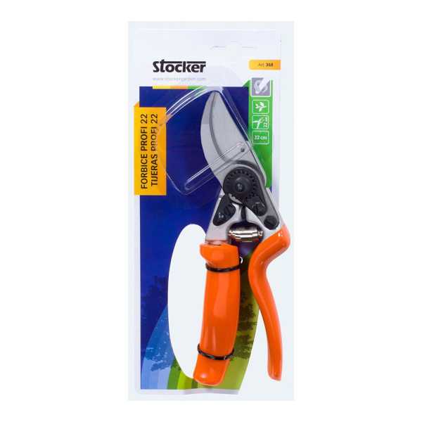 Tijera Profi Bypass 22 con Mango Giratorio. Longitud: 22 cm STOCKER