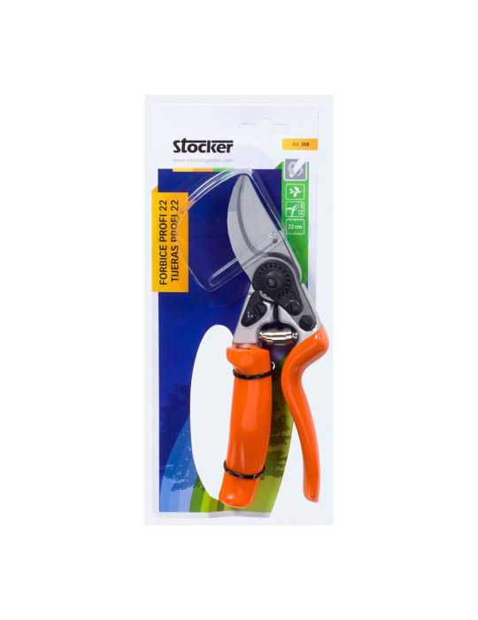 Tijera Profi Bypass 22 con Mango Giratorio. Longitud: 22 cm STOCKER