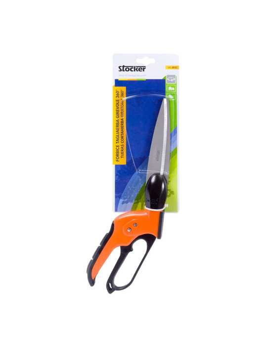 Tijera Cortacésped Giratoria 360° Longitud: 34cm STOCKER