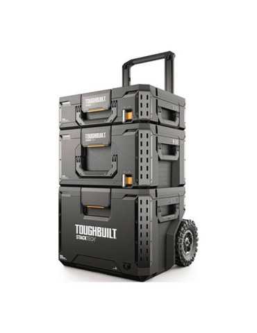 Caja de Herramientas con Ruedas Compuesta por 3 Piezas Stacktech, 56 x 50 x 83 cm TOUGHBUILT