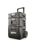 Caja de Herramientas con Ruedas Compuesta por 3 Piezas Stacktech, 56 x 50 x 83 cm TOUGHBUILT