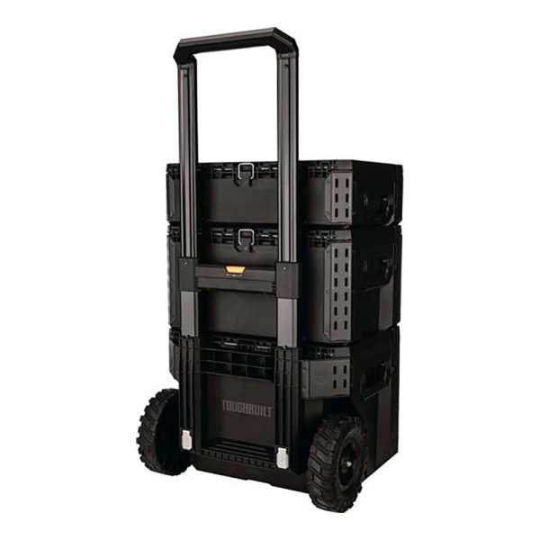 Caja de Herramientas con Ruedas Compuesta por 3 Piezas Stacktech, 56 x 50 x 83 cm TOUGHBUILT