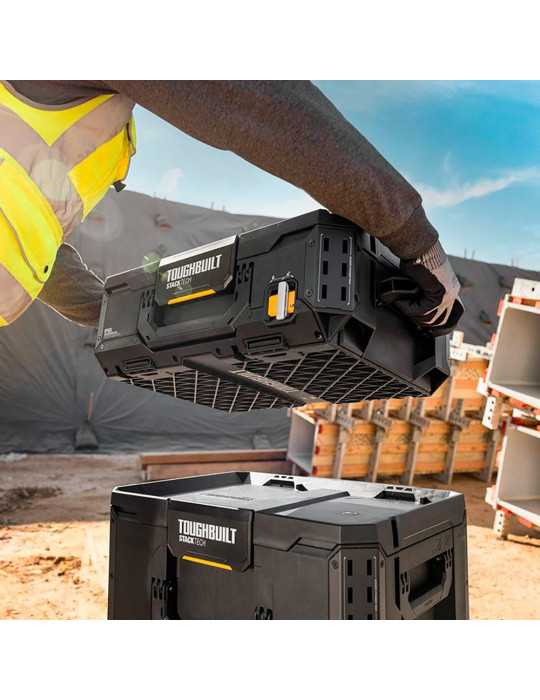 Caja de Herramientas con Ruedas Compuesta por 3 Piezas Stacktech, 56 x 50 x 83 cm TOUGHBUILT