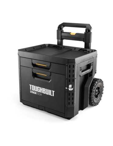 Caja de Herramientas con Ruedas de 2 Cajones y Cierre, Stacktech, 53 x 40,5 x 47,7 cm TOUGHBUILT 2