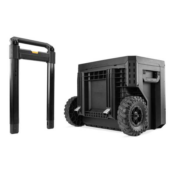 Caja de Herramientas con Ruedas de 2 Cajones y Cierre, Stacktech, 53 x 40,5 x 47,7 cm TOUGHBUILT