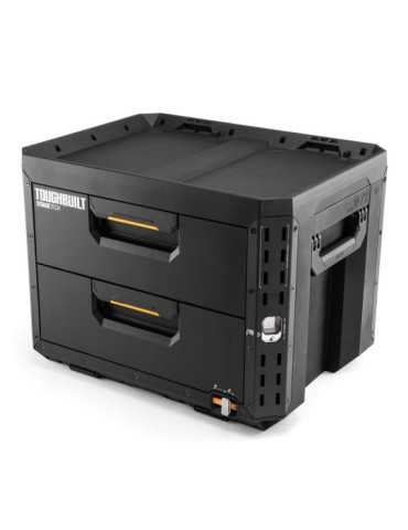 Caja de Herramientas de 2 Cajones con Cierre, Stacktech, 53 x 40,5 x 39,5 cm TOUGHBUILT 2