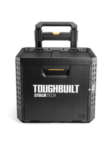 Caja de Herramientas con Ruedas de 1 Cajón y Cierre, Stacktech, 53 x 40,5 x 67 cm TOUGHBUILT