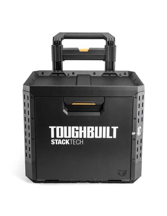Caja de Herramientas con Ruedas de 1 Cajón y Cierre, Stacktech, 53 x 40,5 x 67 cm TOUGHBUILT