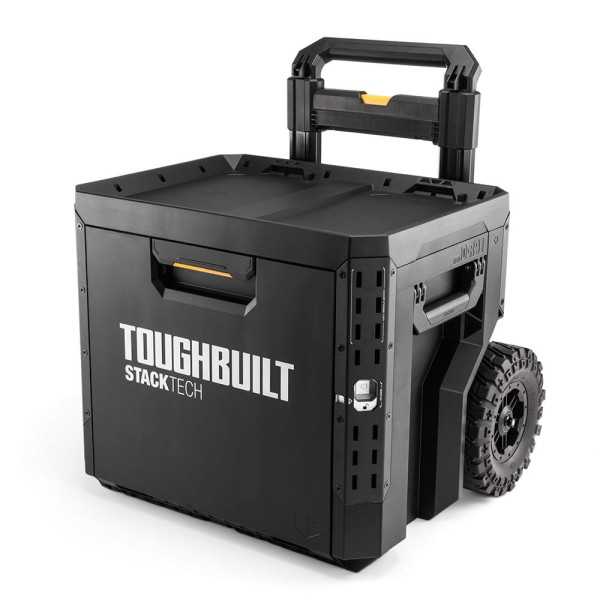 Caja de Herramientas con Ruedas de 1 Cajón y Cierre, Stacktech, 53 x 40,5 x 67 cm TOUGHBUILT