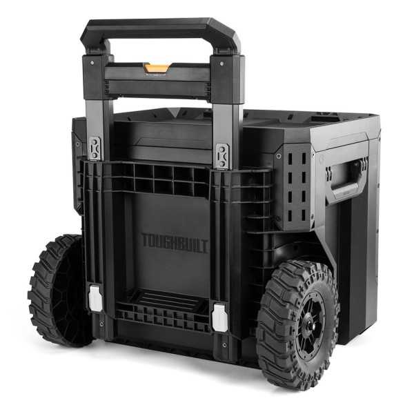 Caja de Herramientas con Ruedas de 1 Cajón y Cierre, Stacktech, 53 x 40,5 x 67 cm TOUGHBUILT