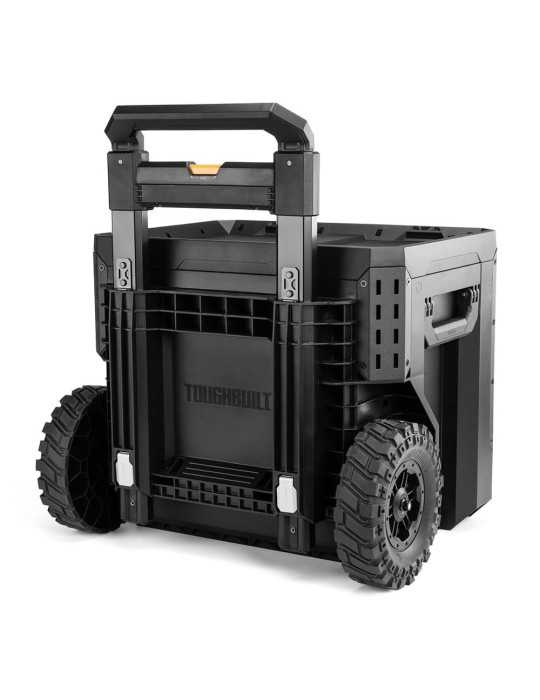 Caja de Herramientas con Ruedas de 1 Cajón y Cierre, Stacktech, 53 x 40,5 x 67 cm TOUGHBUILT