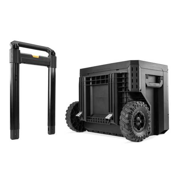 Caja de Herramientas con Ruedas de 1 Cajón y Cierre, Stacktech, 53 x 40,5 x 67 cm TOUGHBUILT