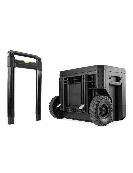 Caja de Herramientas con Ruedas de 1 Cajón y Cierre, Stacktech, 53 x 40,5 x 67 cm TOUGHBUILT
