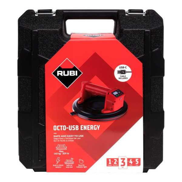 Ventosa Octo-Usb Energy RUBI