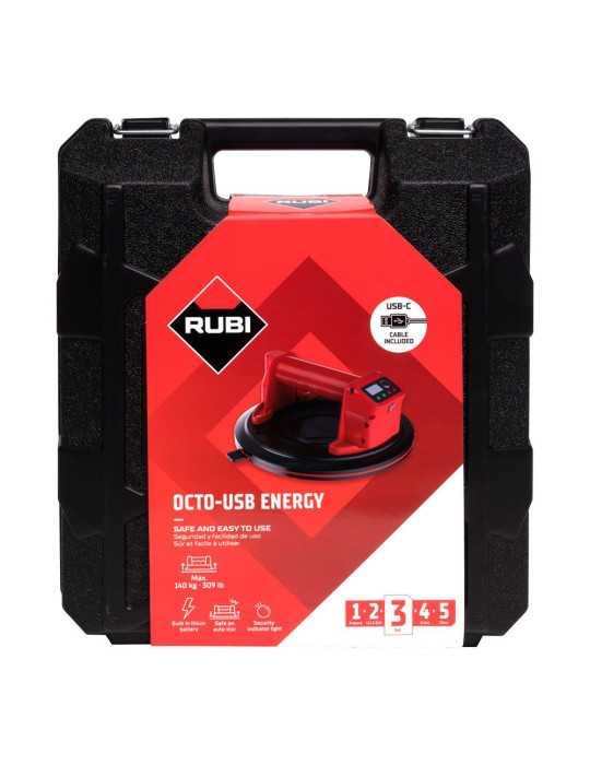 Ventosa Octo-Usb Energy RUBI