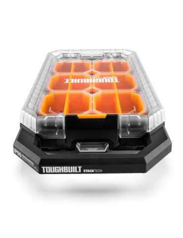 Organizador Stacktech Compacto de Bajo Perfil, 26,5 x 47,5 x 9,5 cm TOUGHBUILT 2