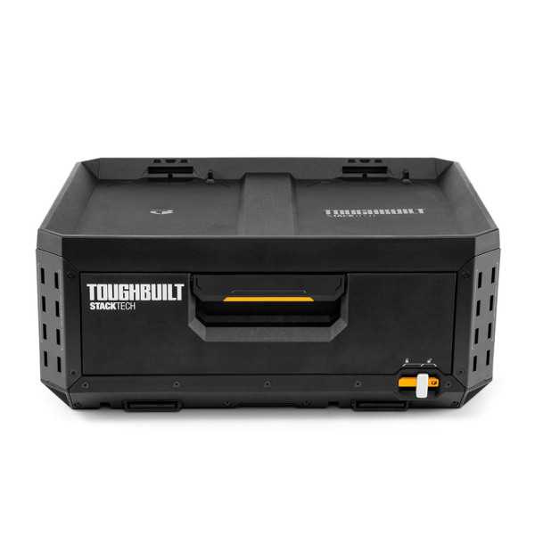 Caja de Herramientas de 1 Cajon con Cierre, Stacktech, 53 x 40,5 x 39,5 cm TOUGHBUILT