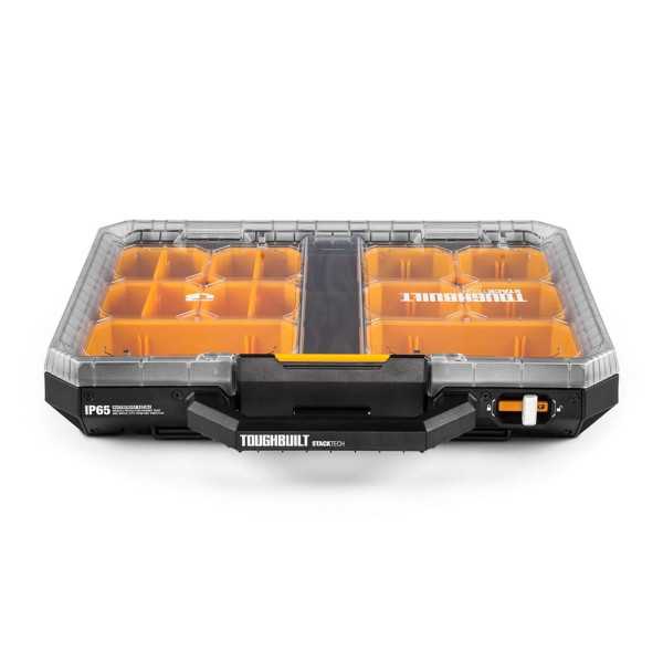 Organizador de Bajo Perfil, Stacktech, 53 x 40,5 x 10 cm TOUGHBUILT