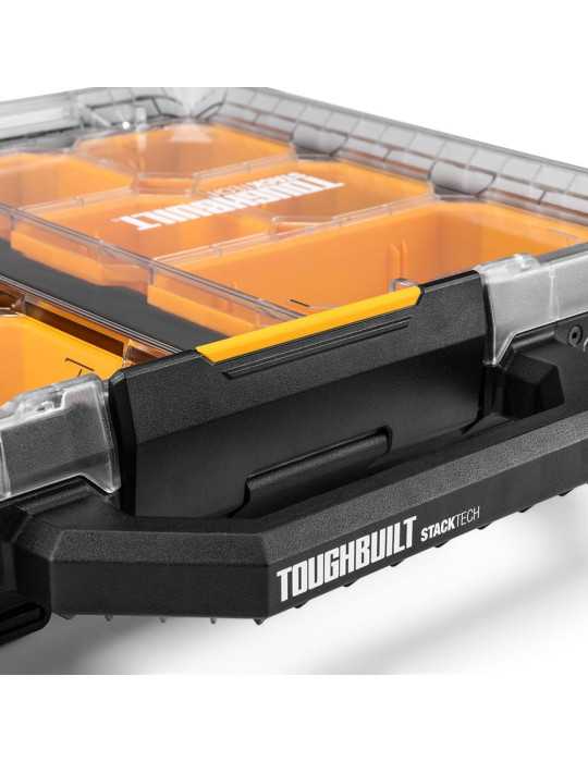 Organizador de Bajo Perfil, Stacktech, 53 x 40,5 x 10 cm TOUGHBUILT