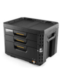 Caja de Herramientas XL con 3 Cajones y Cerradura, Stacktech, 53 x 40,5 x 39,5 cm TOUGHBUILT