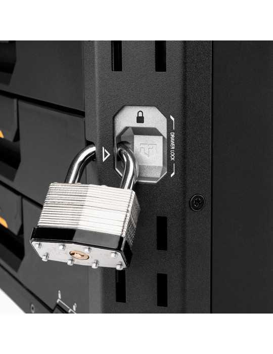 Caja de Herramientas XL con 3 Cajones y Cerradura, Stacktech, 53 x 40,5 x 39,5 cm TOUGHBUILT