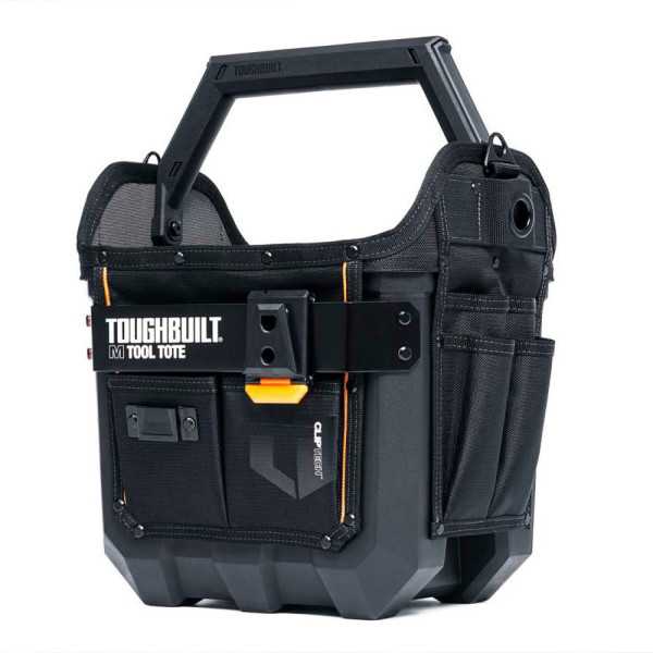 Cesta Portaherramientas Cuerpo Duro, Sistema Cliptech, Talla M, 30,48 x 27,94 x 43,18 cm TOUGHBUILT