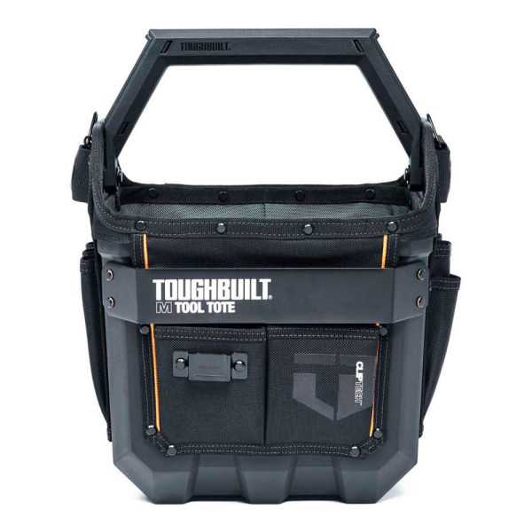 Cesta Portaherramientas Cuerpo Duro, Sistema Cliptech, Talla M, 30,48 x 27,94 x 43,18 cm TOUGHBUILT