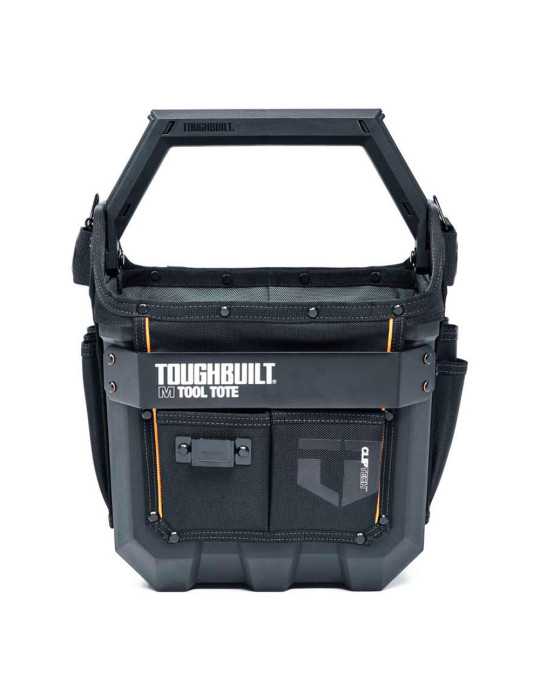 Cesta Portaherramientas Cuerpo Duro, Sistema Cliptech, Talla M, 30,48 x 27,94 x 43,18 cm TOUGHBUILT