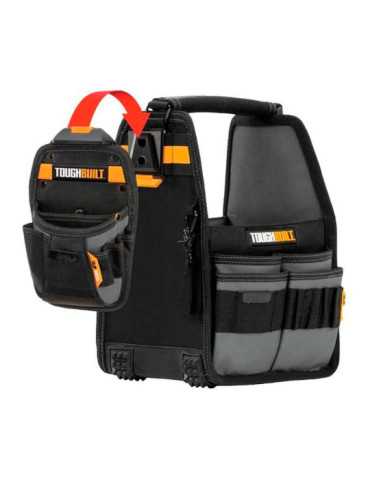 Cesta Portaherramientas 20 cm + Bolsa, Sistema Cliptech TOUGHBUILT