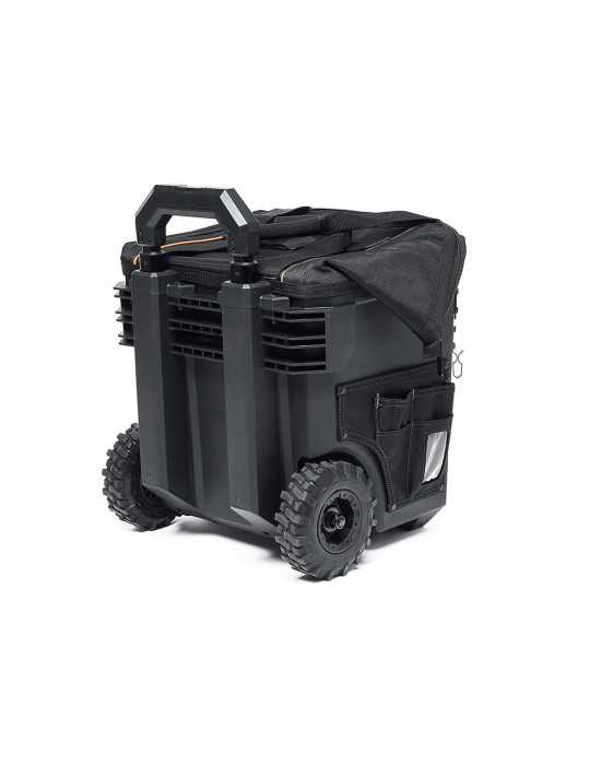 Bolsa de Herramientas Massive Mouth L con Ruedas, con Sistema Cliptech, 36,8 x 35,5 x 49,5 cm TOUGHBUILT