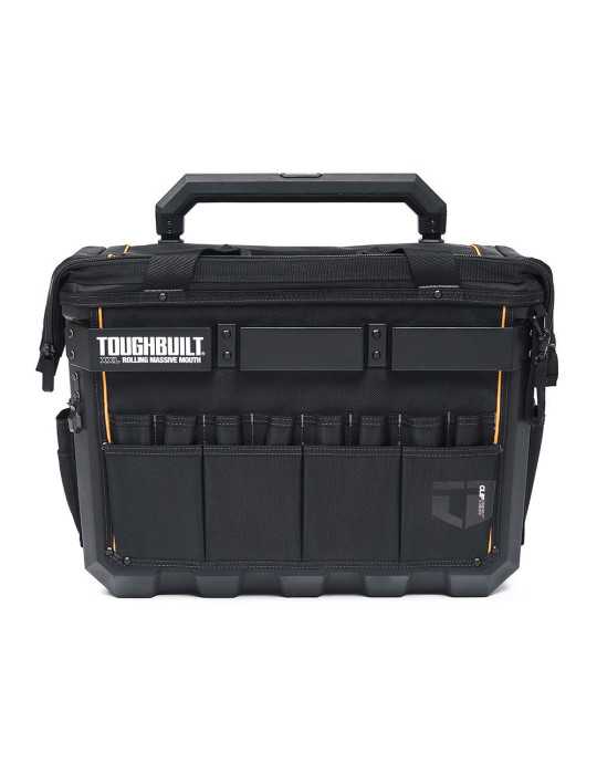 Bolsa de Herramientas Massive Mouth XXL, con Ruedas, Sistema Cliptech, 56 x 30,5 x 66 cm TOUGHBUILT