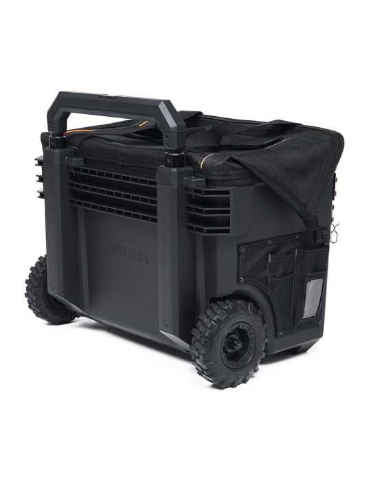 Bolsa de Herramientas Massive Mouth XXL, con Ruedas, Sistema Cliptech, 56 x 30,5 x 66 cm TOUGHBUILT