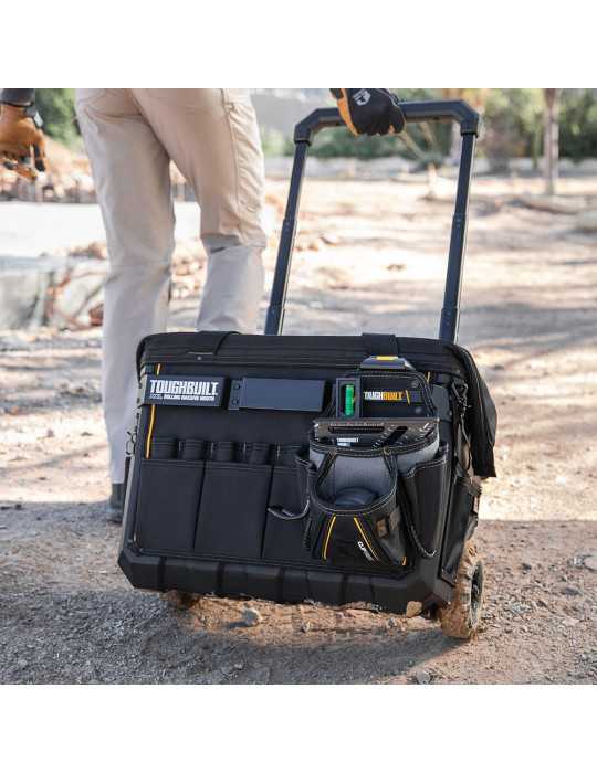 Bolsa de Herramientas Massive Mouth XXL, con Ruedas, Sistema Cliptech, 56 x 30,5 x 66 cm TOUGHBUILT