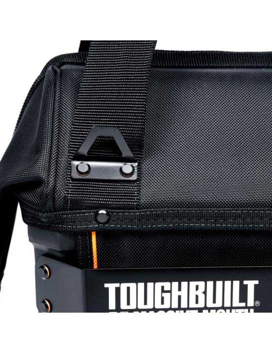Bolsa de Herramientas Massive Mouth M, con Sistema Cliptech, 30,5 x 30,5 x 36,5 cm TOUGHBUILT