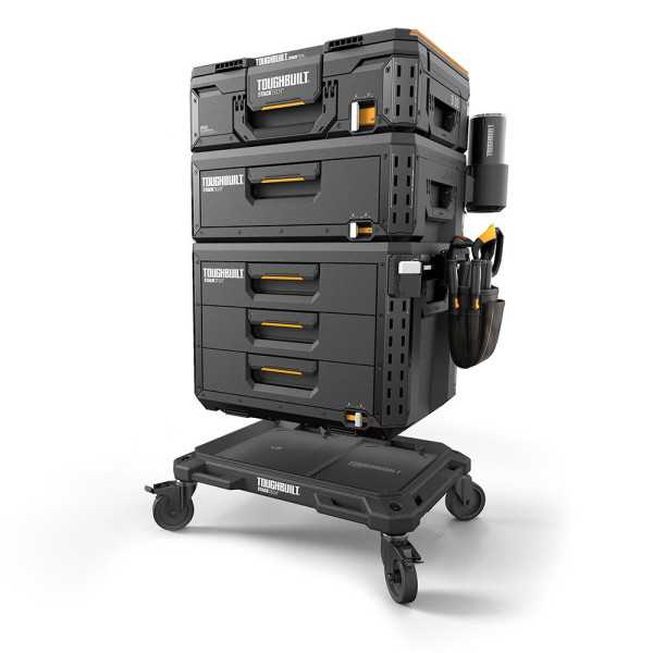 Base con Ruedas, Stacktech, 60,7 x 48,0 x 19,3 cm TOUGHBUILT