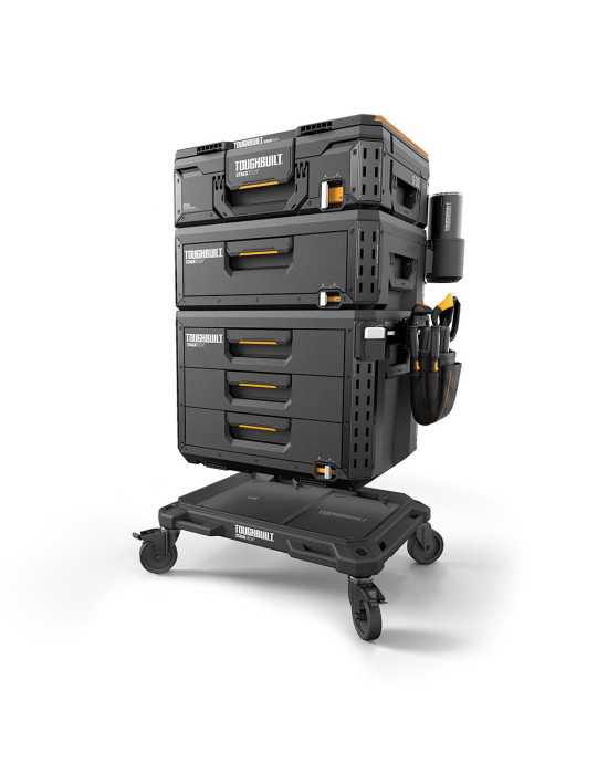 Base con Ruedas, Stacktech, 60,7 x 48,0 x 19,3 cm TOUGHBUILT