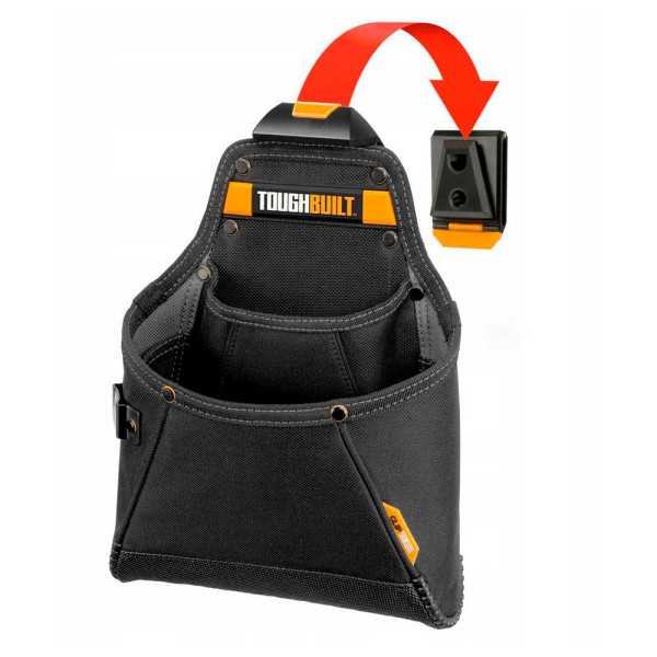 Bolsa de Suministros, Sistema Cliptech, 25,5 x 9,5 x 33 cm TOUGHBUILT