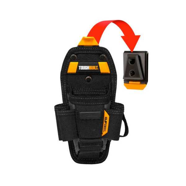 Bolsa Técnica, Talla M, Sistema Cliptech, 12,5 x 11 x 24 cm TOUGHBUILT