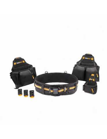 Cinturón Portaherramientas Constructor Pro, Sistema Cliptech, Juego de 4 Piezas TOUGHBUILT