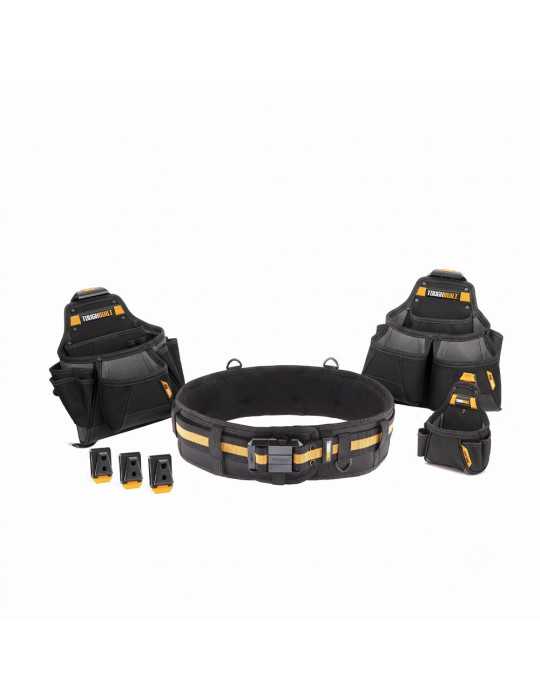 Cinturón Portaherramientas Constructor Pro, Sistema Cliptech, Juego de 4 Piezas TOUGHBUILT