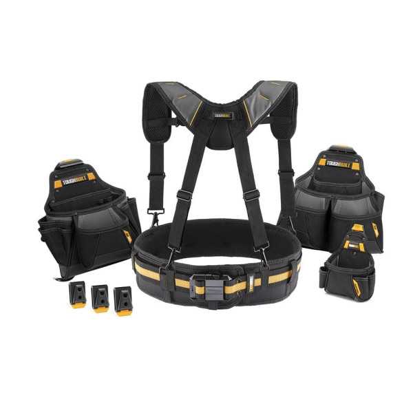 Cinturón Portaherramientas Constructor Pro, Set 5 piezas Cliptech TOUGHBUILT