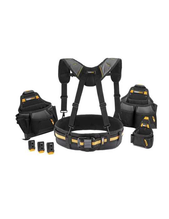 Cinturón Portaherramientas Constructor Pro, Set 5 piezas Cliptech TOUGHBUILT