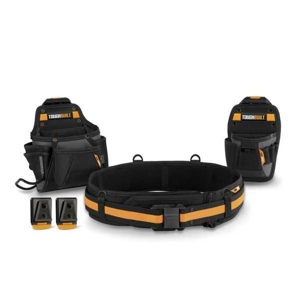 Cinturón Portaherramientas Artesano, Sistema Cliptech, Set de 3 Piezas TOUGHBUILT