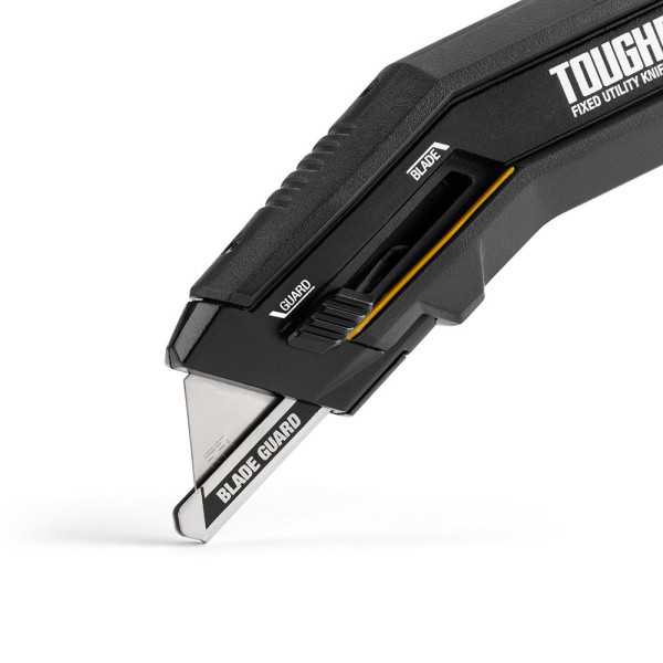 Cúter Hoja Fija + Protector Deslizante TOUGHBUILT