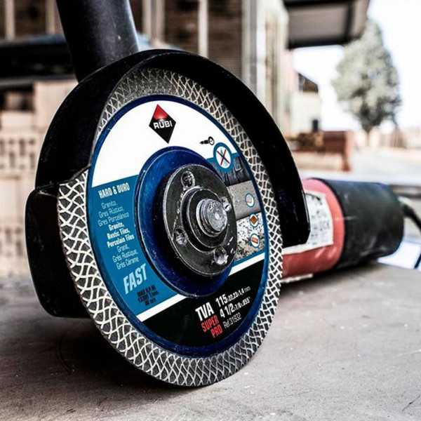 Disco Diamantado Tva Superpro Ø115 x 1,4 x 22,2 mm RUBI