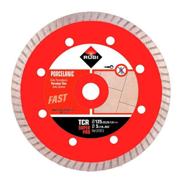 Disco Diamantado Tcr Superpro Ø125 x 1,4 x 22,2 mm RUBI