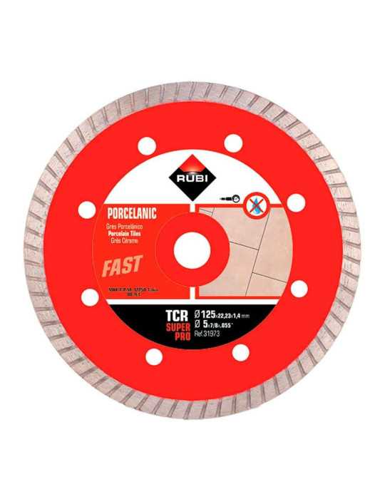 Disco Diamantado Tcr Superpro Ø125 x 1,4 x 22,2 mm RUBI
